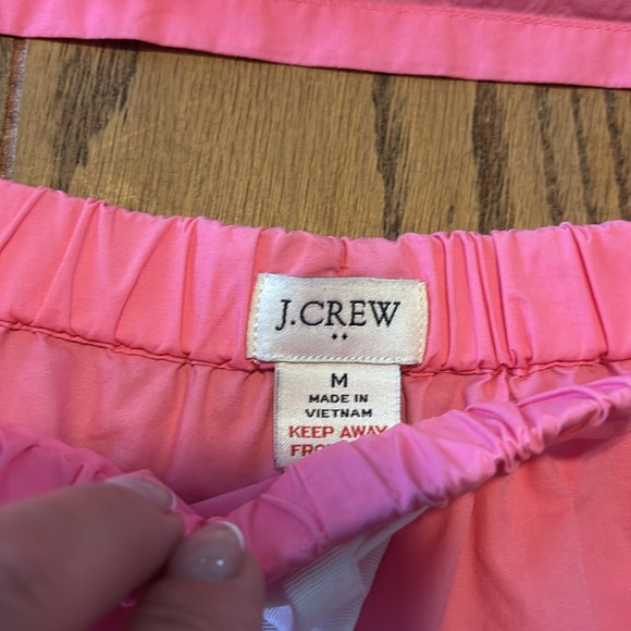 J. Crew Short-Sleeve End-on-end Pajama Set, M - Picture 6 of 9